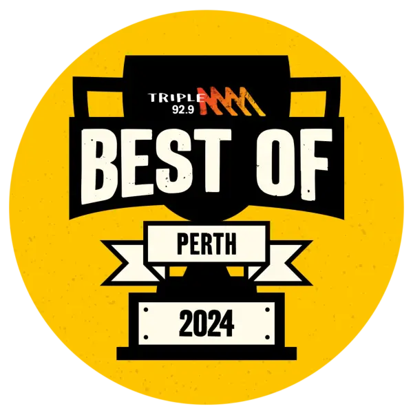 Triple M Top 3 Badge - Best of Perth 2024